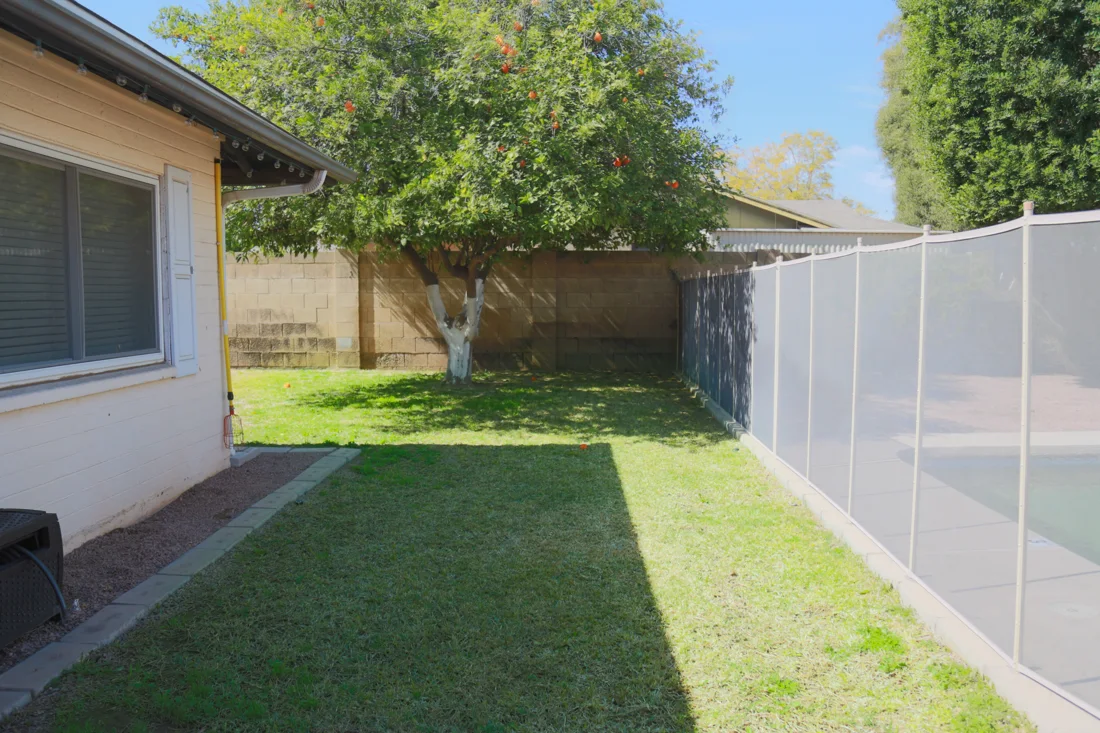 The Walcott’s backyard—your place to unwind after exploring.